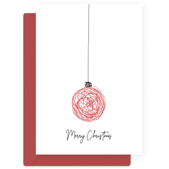 Greeting card - Eökke - Bauble, 12 x 17 cm
