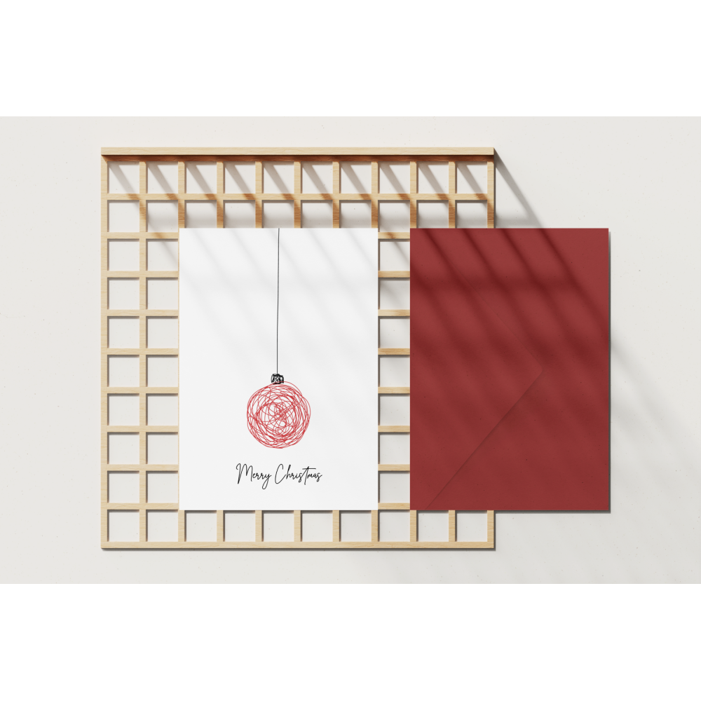 Greeting card - Eökke - Bauble, 12 x 17 cm