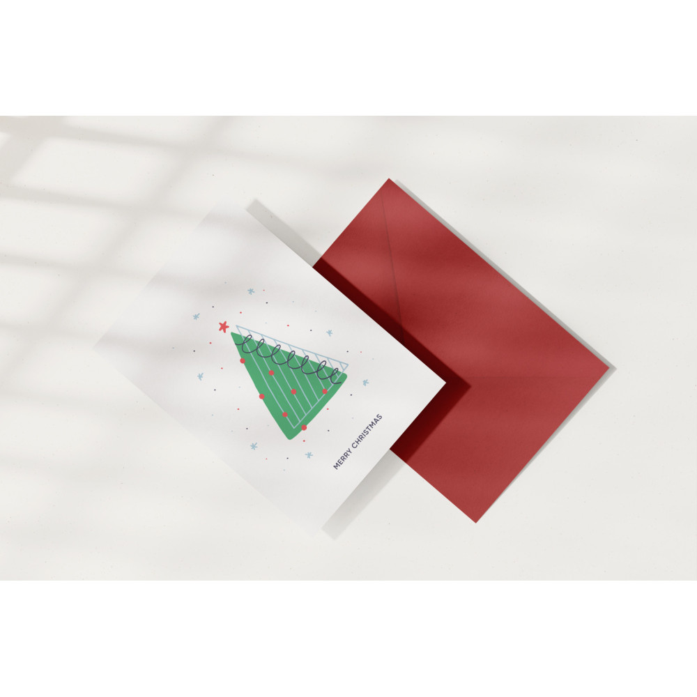 Greeting card - Eökke - Christmas tree, 12 x 17 cm