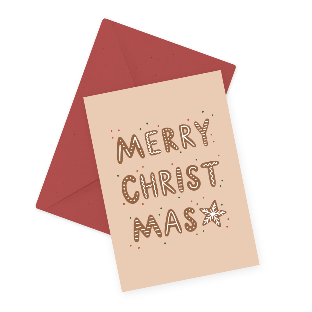 Kartka okolicznościowa - Eökke - Merry Christmas, 12 x 17 cm