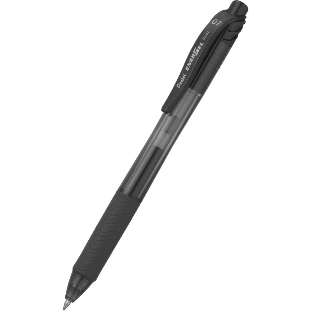 Rollerball pen EnerGel - Pentel - black, 0,7 mm