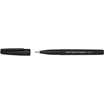 Marker Brush Sign Pigment Pen - Pentel - grey