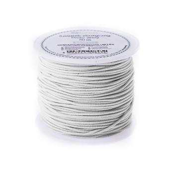 Elastic string for bracelets - DpCraft - white, 1 mm, 50 m