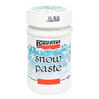 Pasta strukturalna imitująca śnieg - Pentart - 100 ml