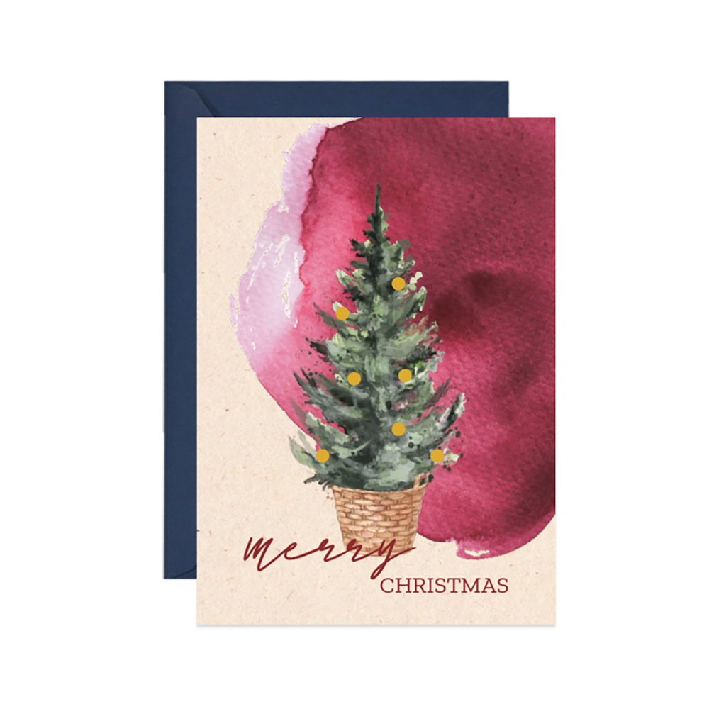 Greeting card - Paperwords - Merry Christmas, A6