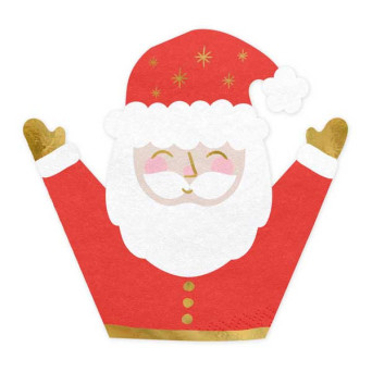 Napkins Santa Claus - 20 pcs