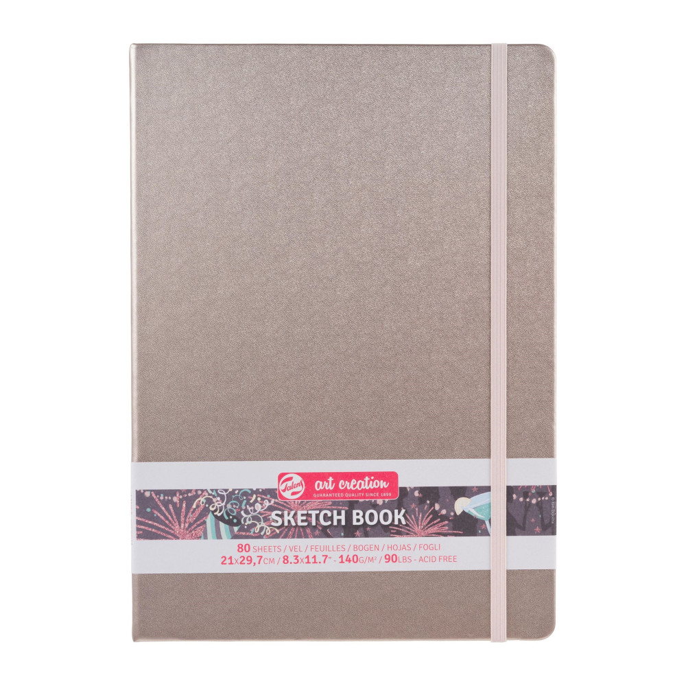 Sketch Book 21 x 29,7 cm - Talens Art Creation - Pink Champagne, 140 g, 80 sheets