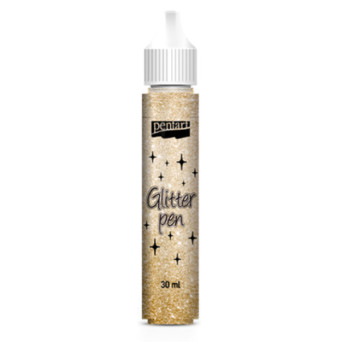Glitter Pen - Pentart - Gold, 30 ml