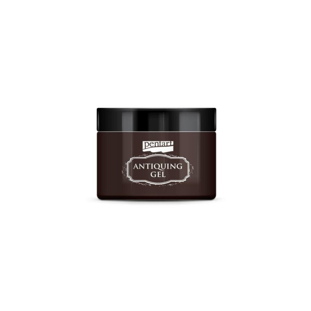 Antiquing gel - Pentart - brown, 150 ml