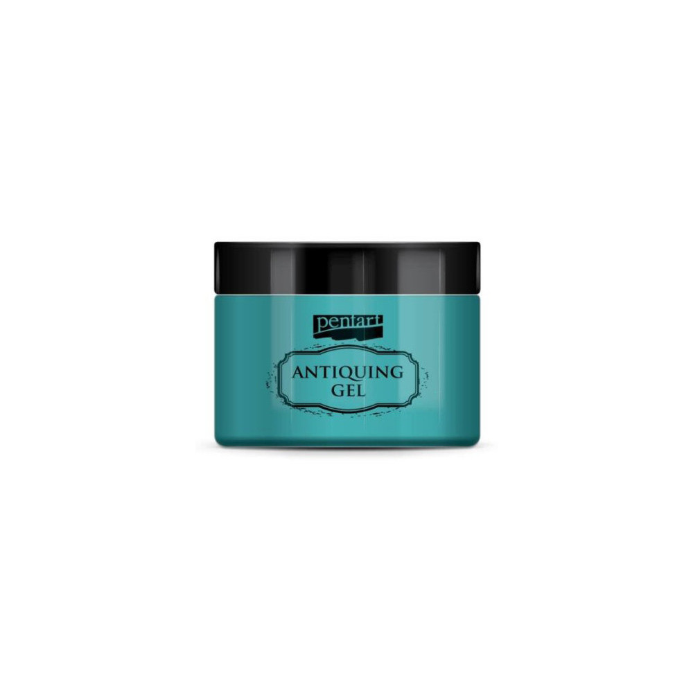 Żel postarzający Antiquing Gel - Pentart - niebieska patyna, 150 ml
