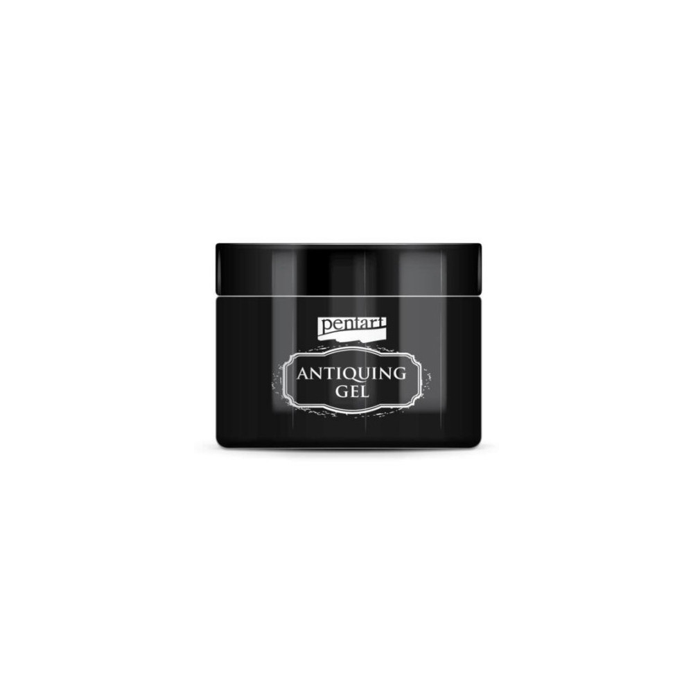 Antiquing gel - Pentart - black, 150 ml