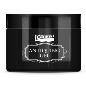 Antiquing gel - Pentart - black, 150 ml