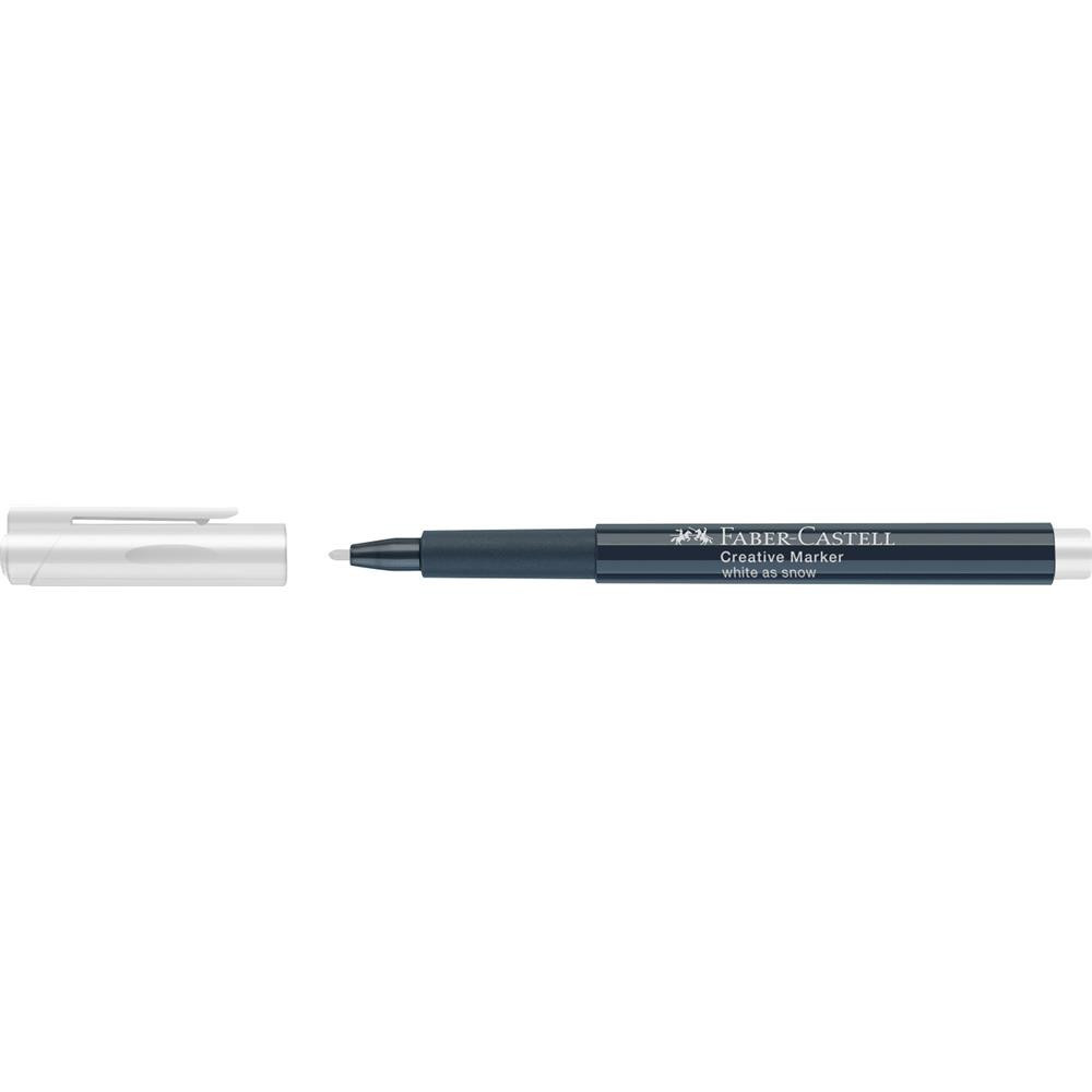 Creative Marker - Faber-Castell - White as snow, 1,5 mm