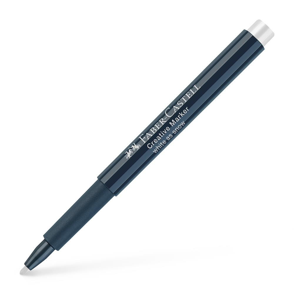 Creative Marker - Faber-Castell - White as snow, 1,5 mm