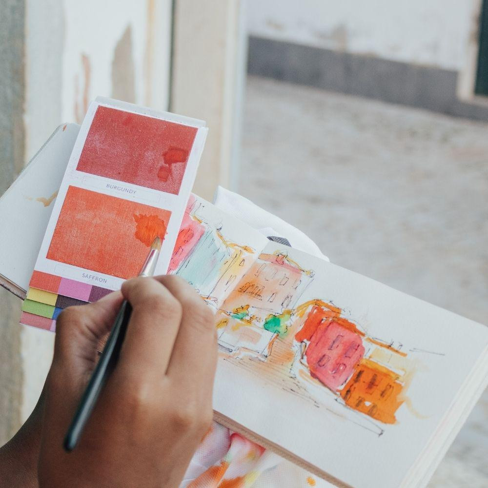 Watercolors colorsheets - Viviva Colors - Spring Set, 16 colors