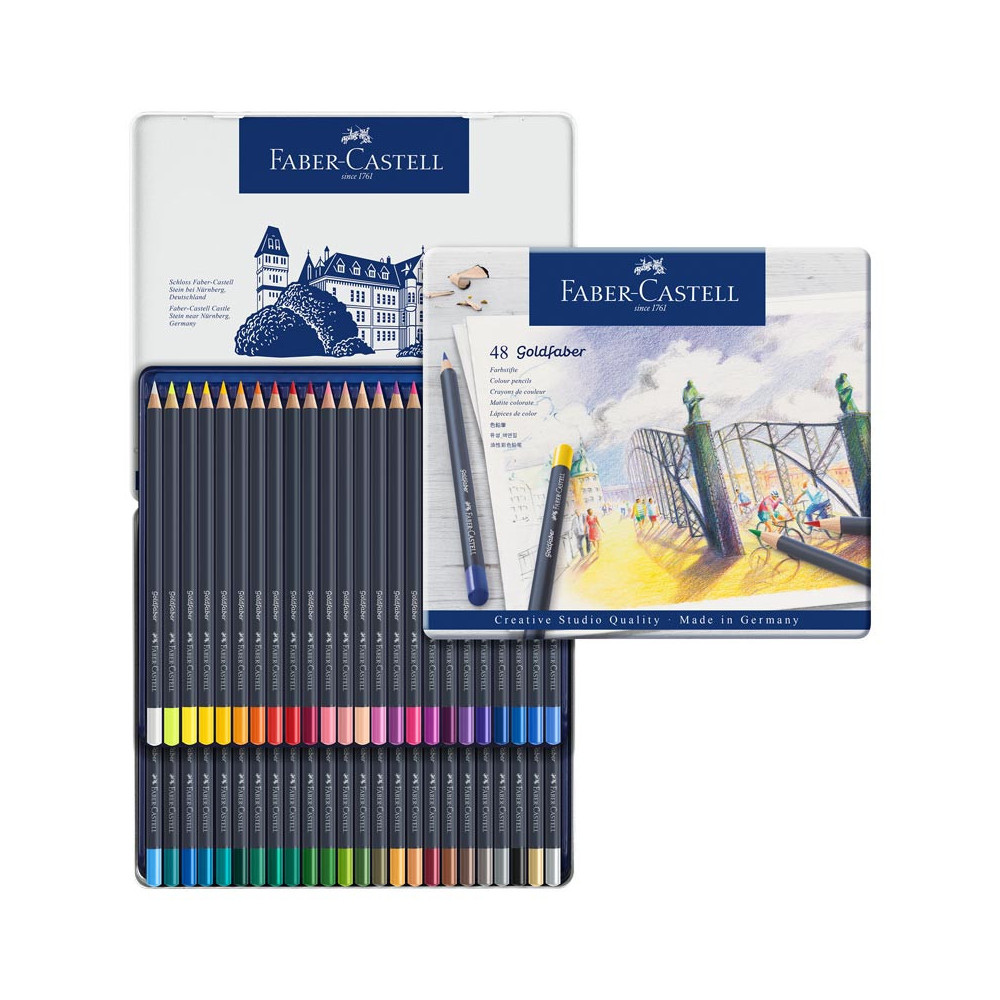 Zestaw kredek ołówkowych Goldfaber - Faber-Castell - 48 kolorów
