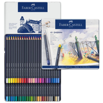 Zestaw kredek ołówkowych Goldfaber - Faber-Castell - 48 kolorów