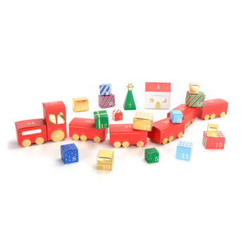 Train advent calendar + letter to Santa Claus - 24 pcs