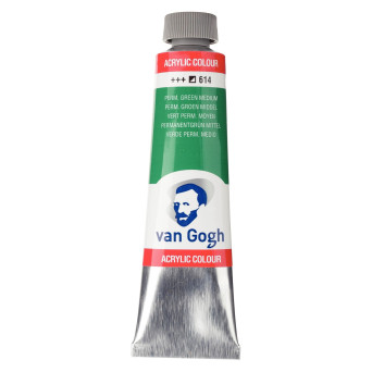 Acrylic Colour paint - Van Gogh - Permanent Green Medium, 40 ml