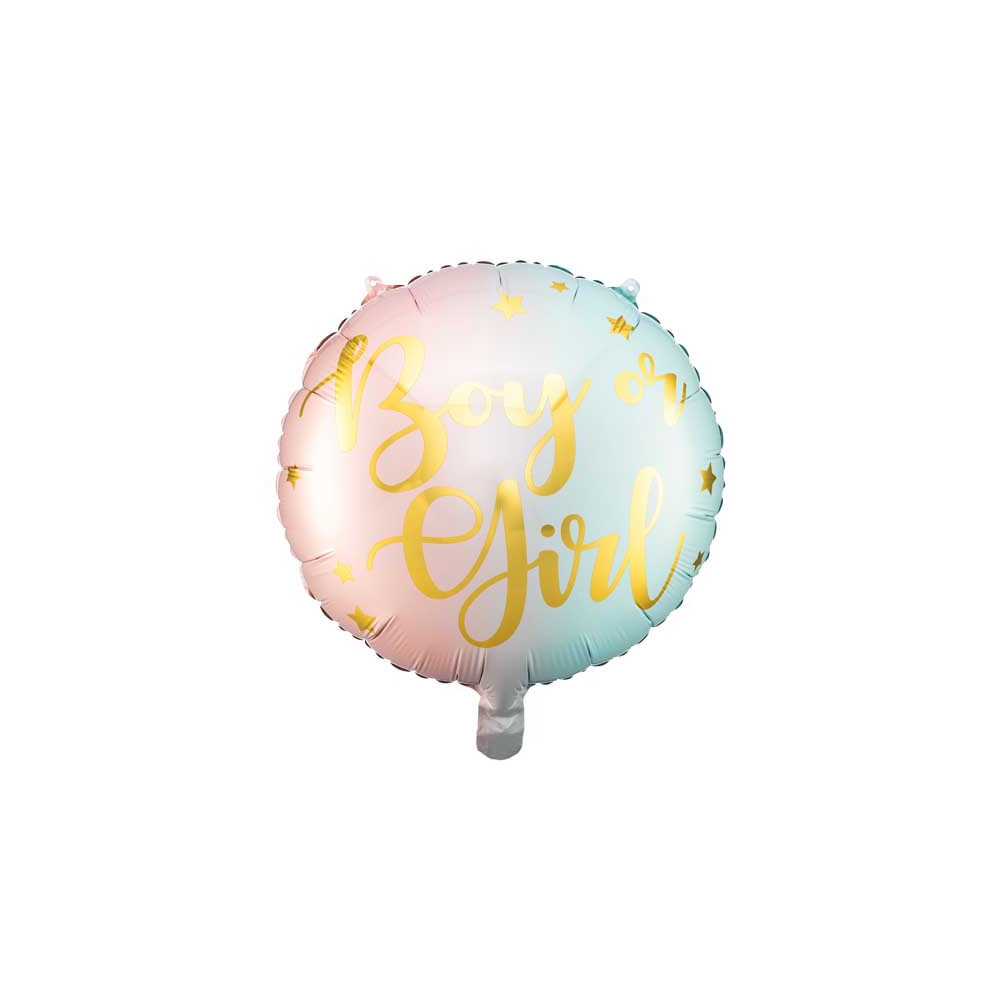 Foil balloon Boy or Girl - 35 cm