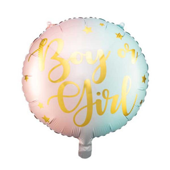Balon foliowy Boy or Girl - 35 cm