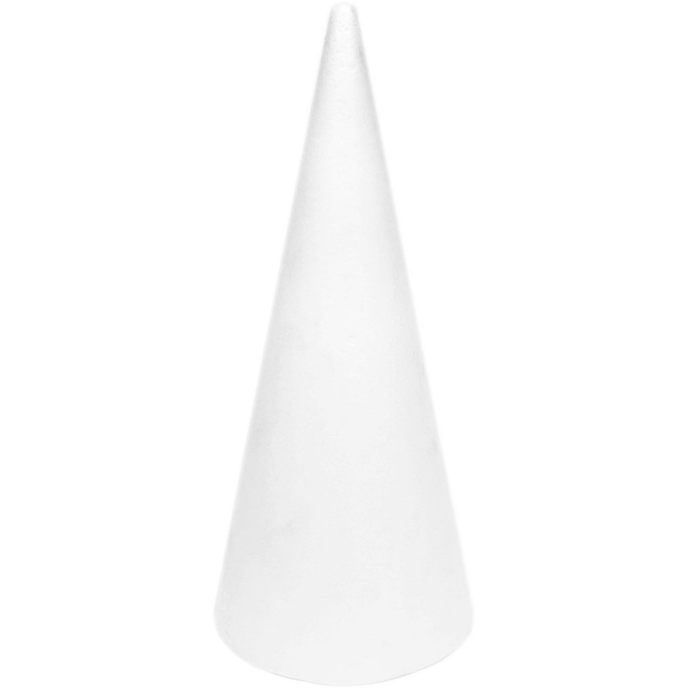 Stożek styropianowy - 40 cm