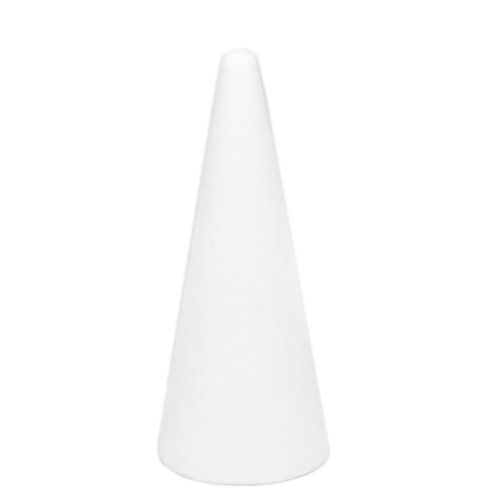 Styrofoam cone - 27,5 cm