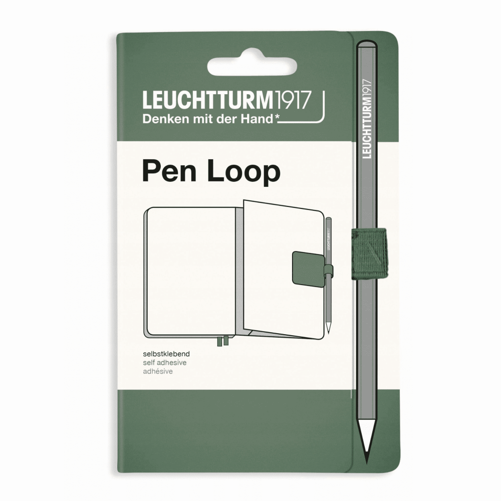 Pen loop, elastic pen holder - Leuchtturm1917 - Olive