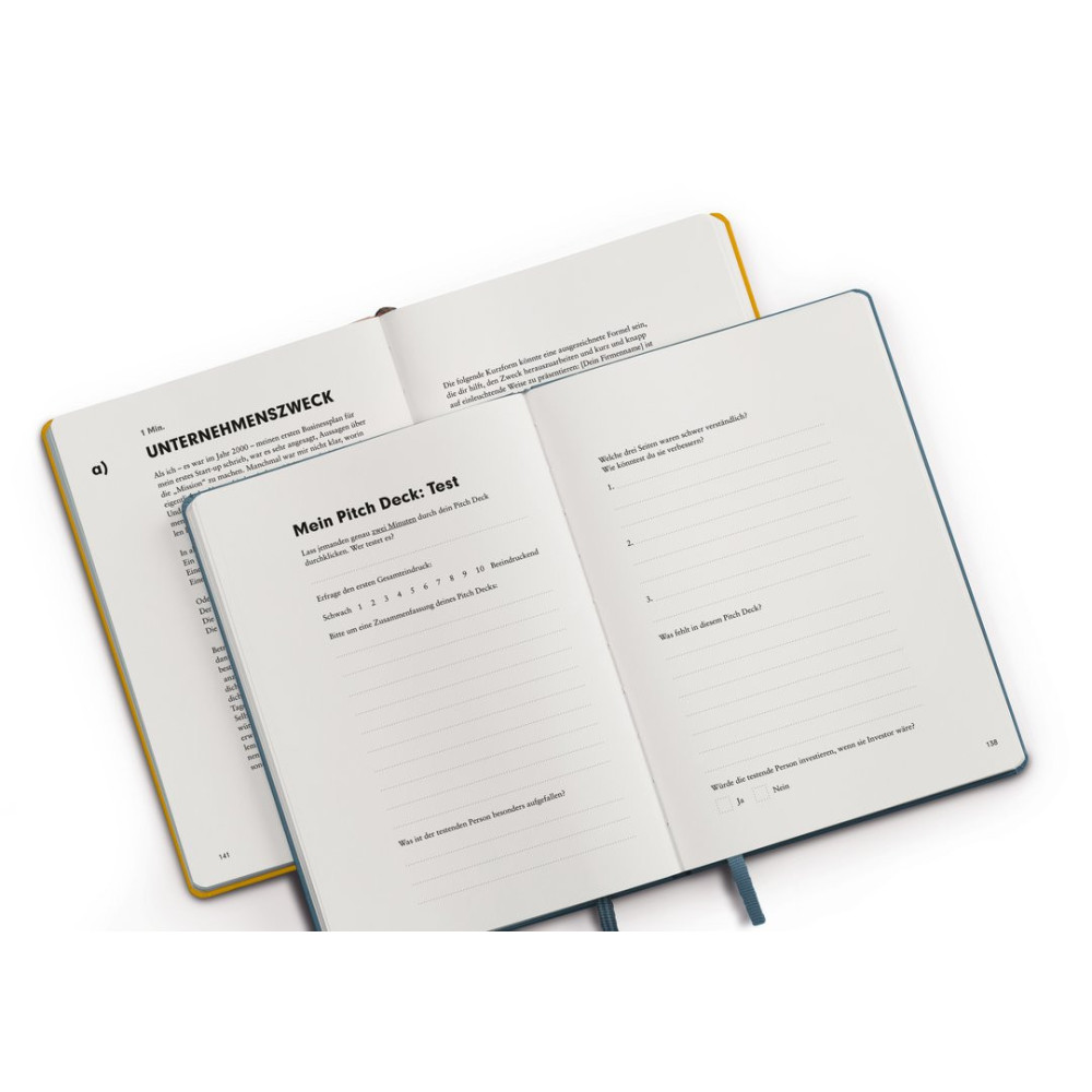 Notebook Start-Up Journal A5 - Leuchtturm1917 - hard covered, Stone Blue, 100 g/m2
