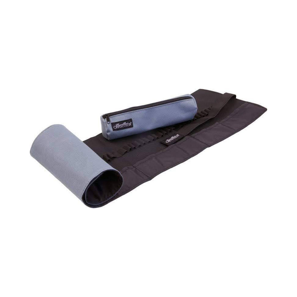 Zwijany organizer, piórnik Roll-Up - Cretacolor - szary