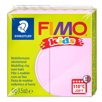 Masa termoutwardzalna Fimo Kids - Staedtler - jasnoróżowa, 42 g
