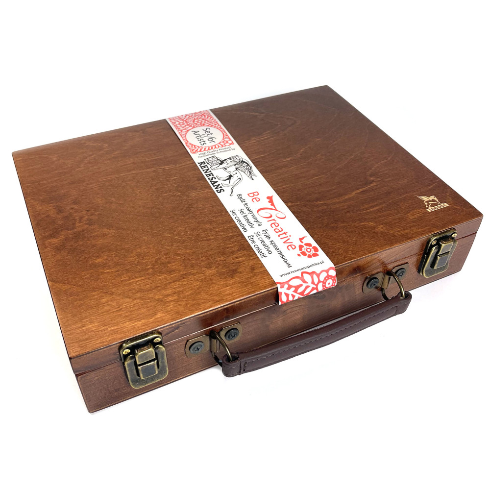 Zestaw farb olejnych Extra w drewnianej walizce - Renesans - 11 kolorów x 20 ml