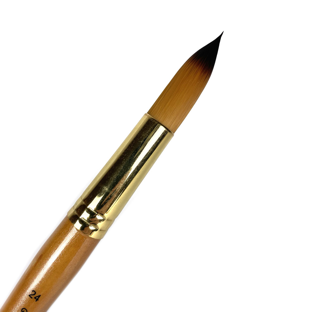 Pędzel okrągły, syntetyczny, Gold Pearl - Roman Szmal - nr 24