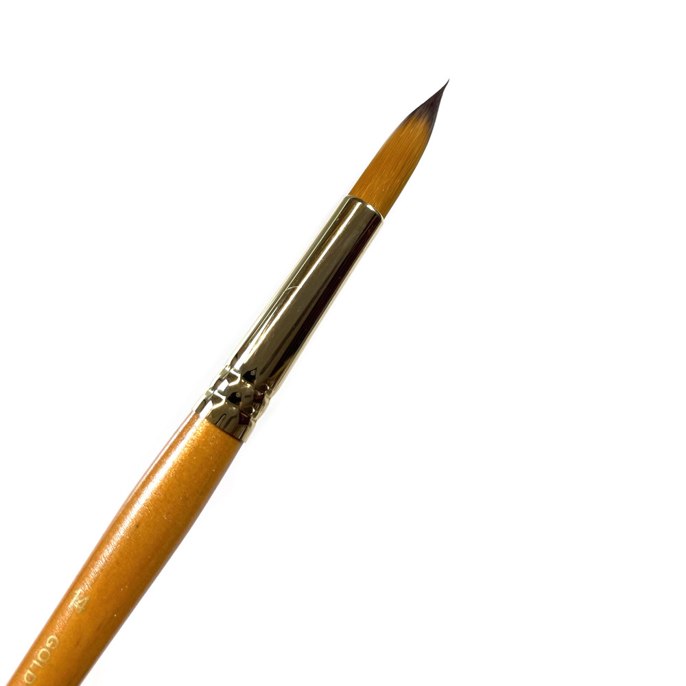 Round, synthetic, Gold Pearl series brush - Roman Szmal - no. 14
