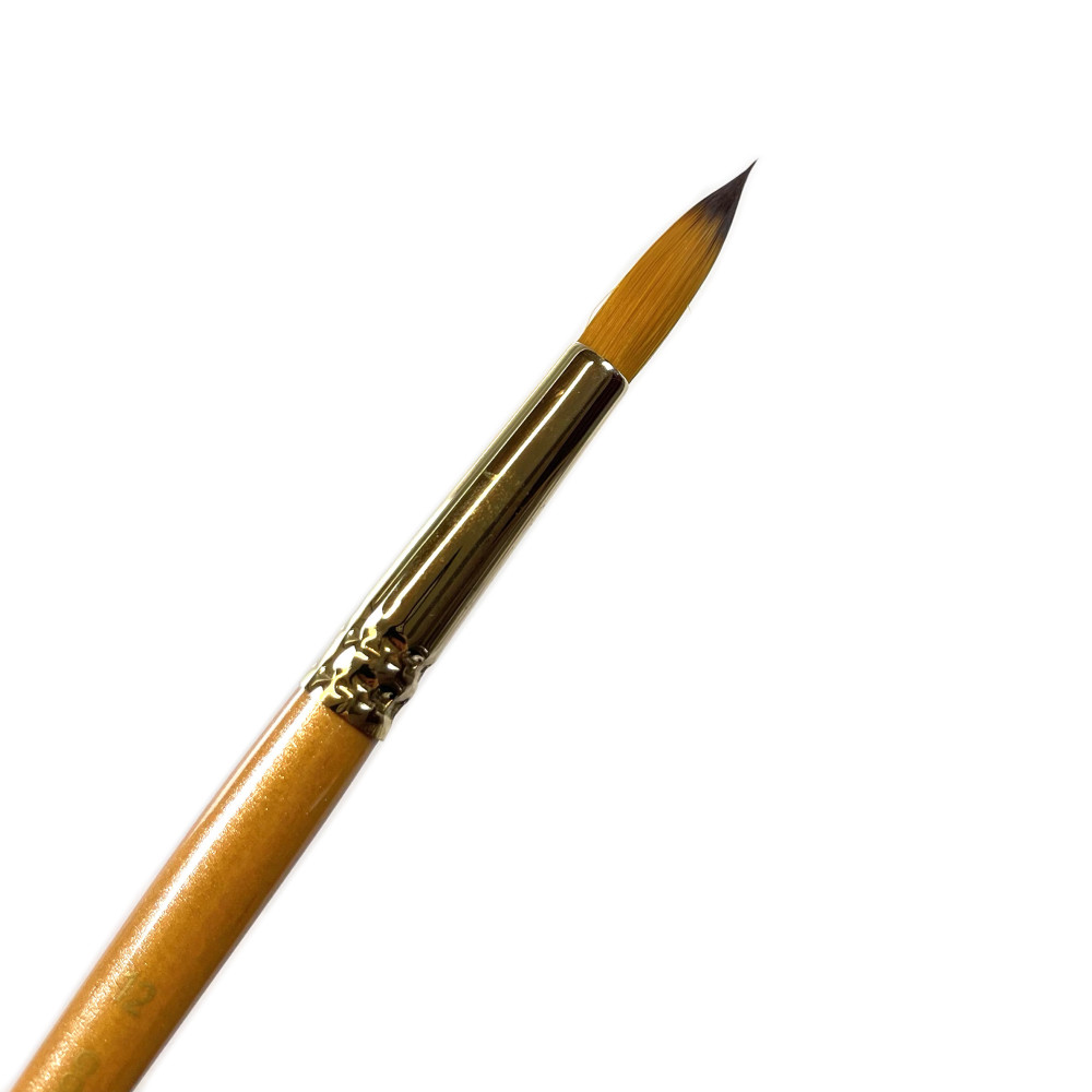 Pędzel okrągły, syntetyczny, Gold Pearl - Roman Szmal - nr 12