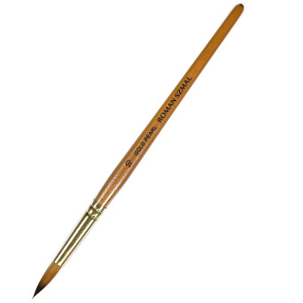 Pędzel okrągły, syntetyczny, Gold Pearl - Roman Szmal - nr 10