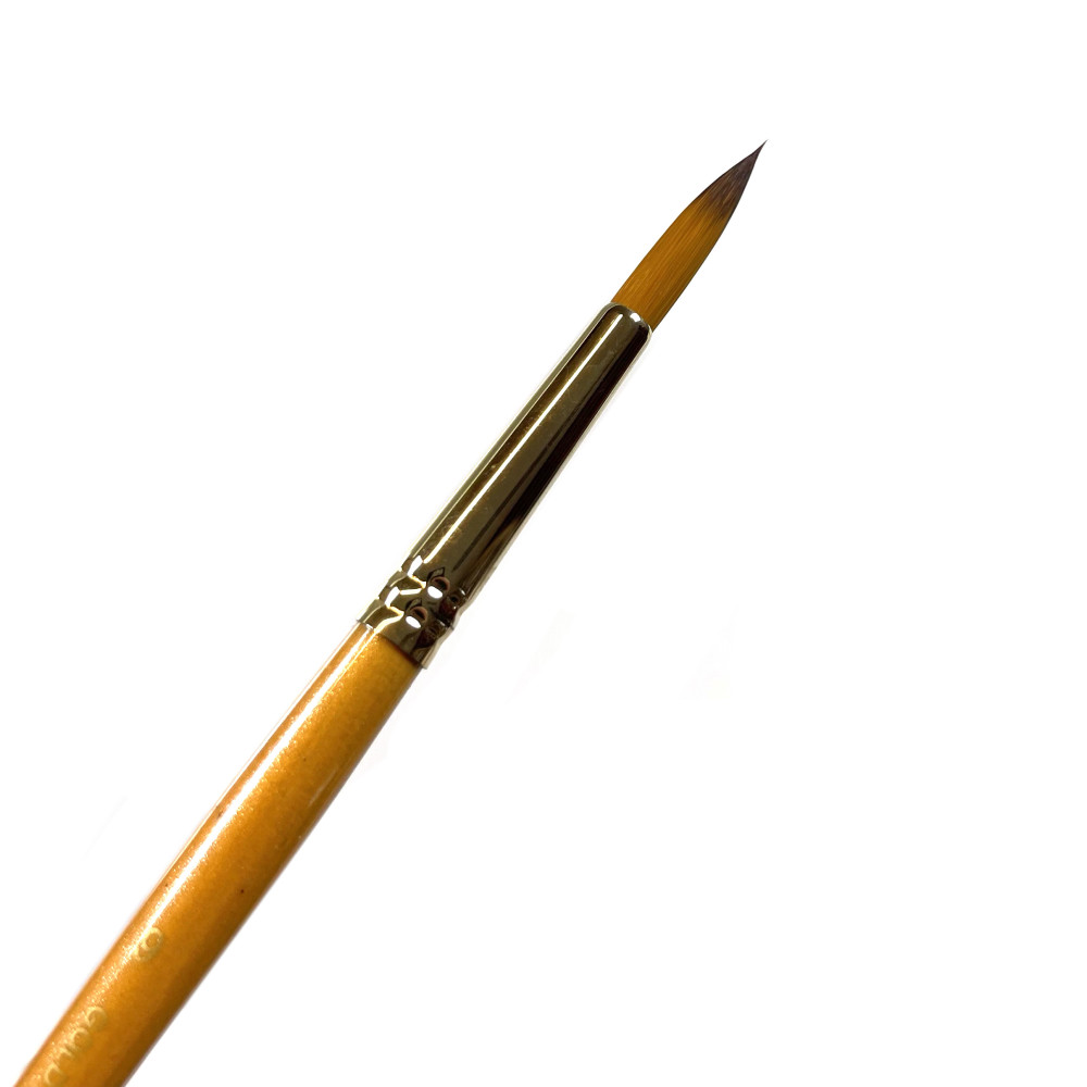 Pędzel okrągły, syntetyczny, Gold Pearl - Roman Szmal - nr 9