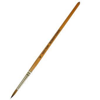 Pędzel okrągły, syntetyczny, Gold Pearl - Roman Szmal - nr 6