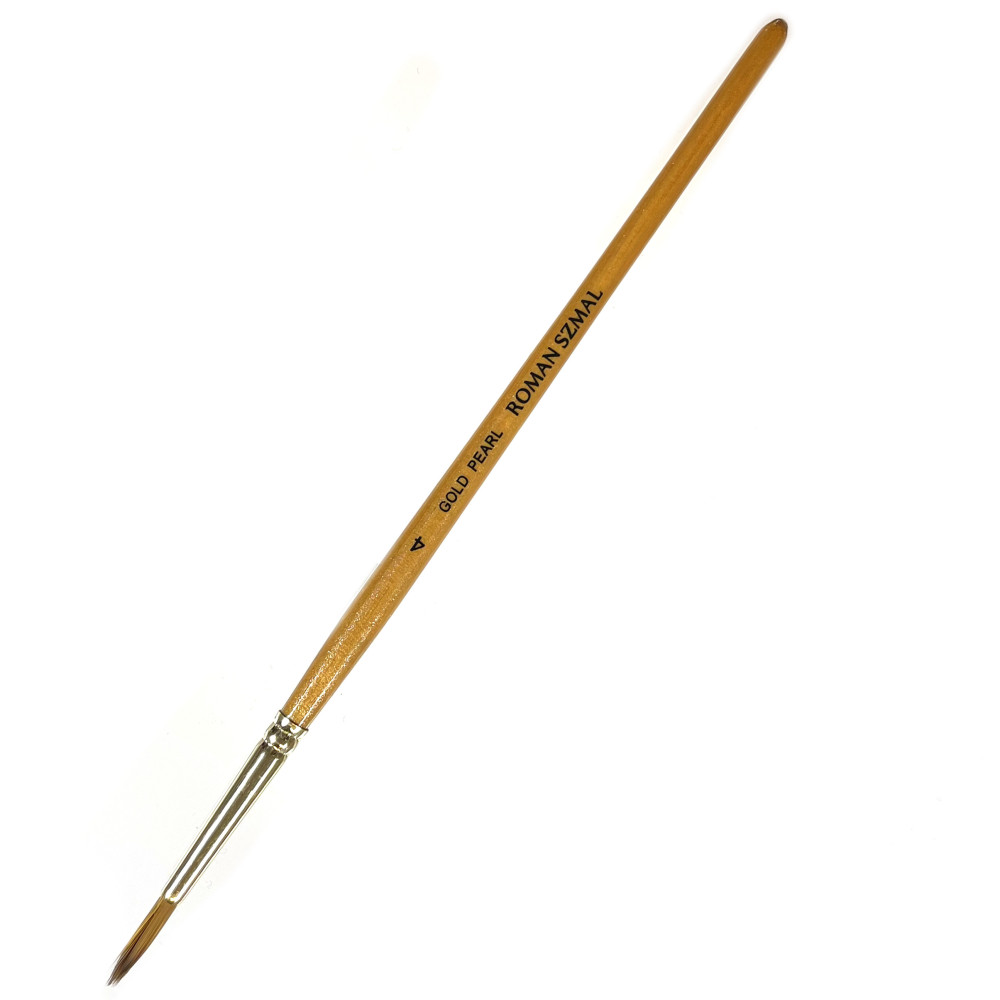 Pędzel okrągły, syntetyczny, Gold Pearl - Roman Szmal - nr 4