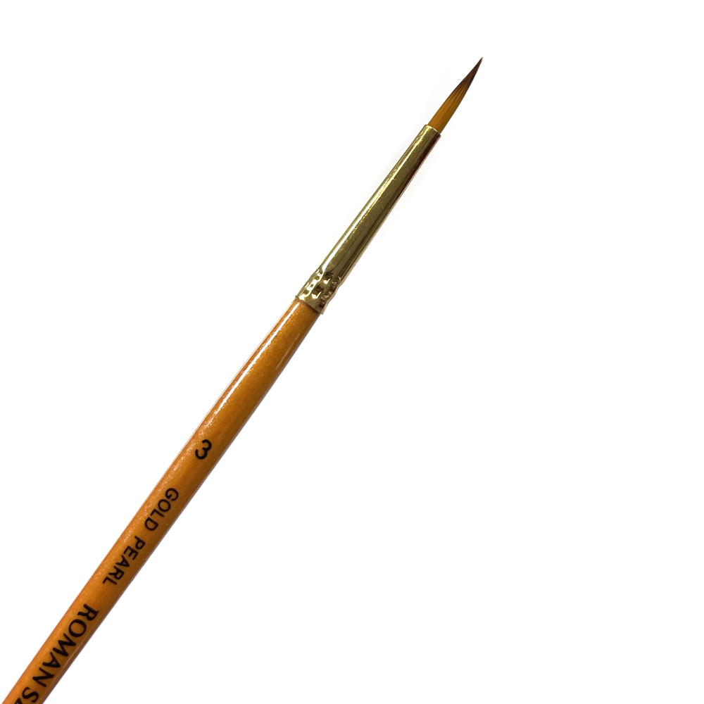 Pędzel okrągły, syntetyczny, Gold Pearl - Roman Szmal - nr 3