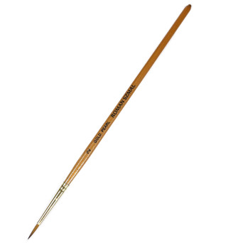 Round, synthetic, Gold Pearl series brush - Roman Szmal - no. 2