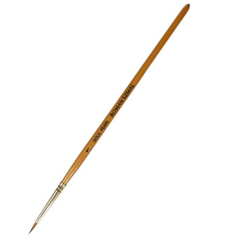 Round, synthetic, Gold Pearl series brush - Roman Szmal - no. 1