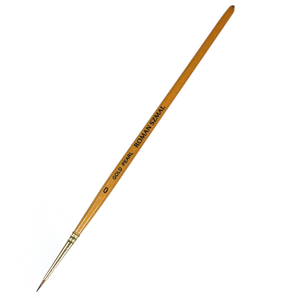 Pędzel okrągły, syntetyczny, Gold Pearl - Roman Szmal - nr 0