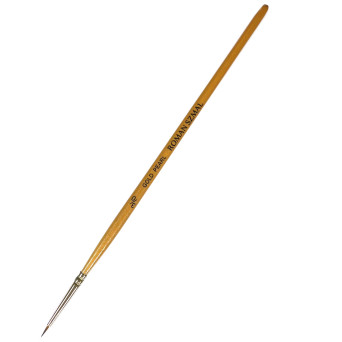 Round, synthetic, Gold Pearl series brush - Roman Szmal - no. 3/0