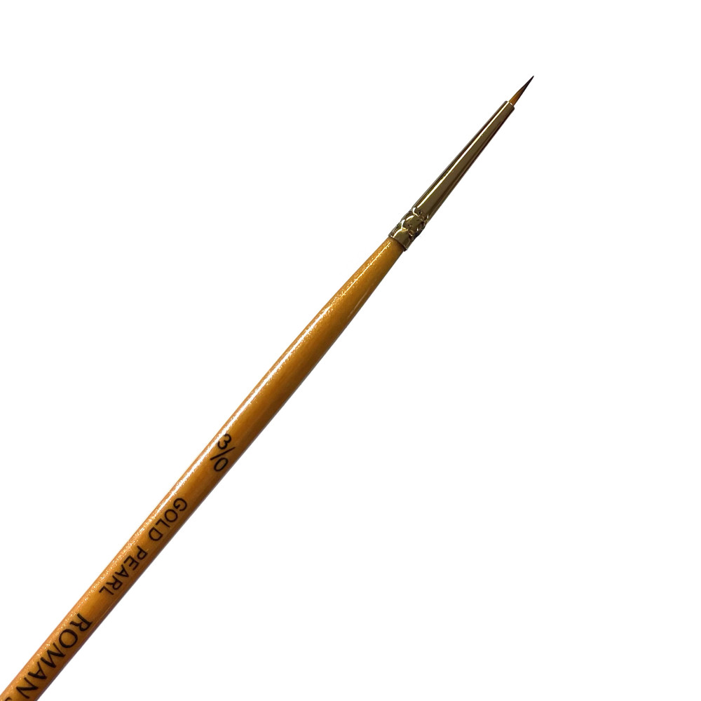 Round, synthetic, Gold Pearl series brush - Roman Szmal - no. 3/0