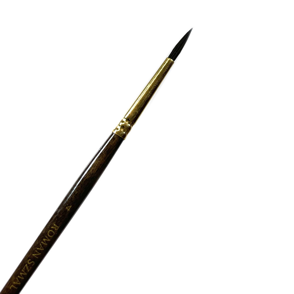 Round, synthetic, Synthetic Squirrel series brush - Roman Szmal - no. 4