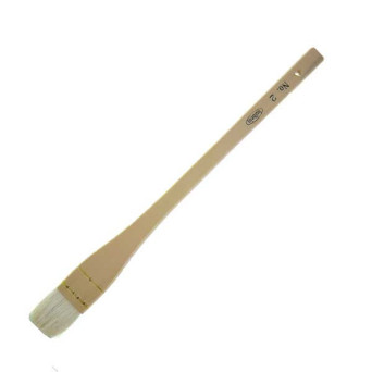 Flat, natural bristles, Hirahake brush - Holbein - no. 2