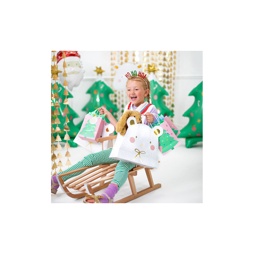 Gift paper bag, Polar bear - 31,5 x 27 x 10 cm
