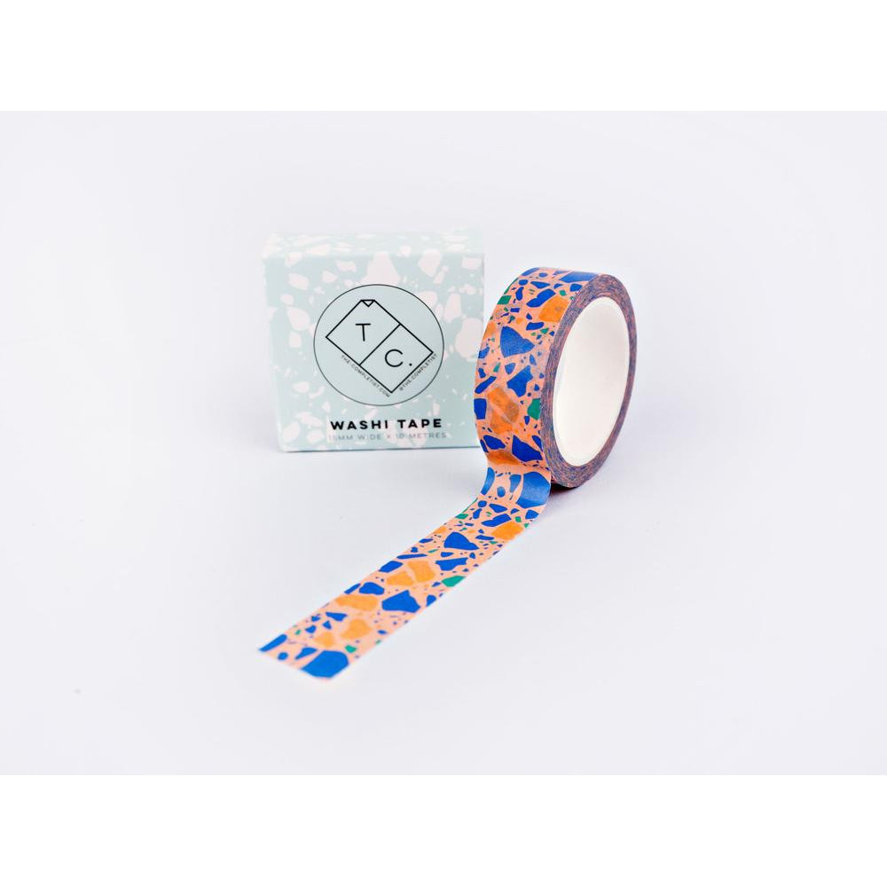 Taśma papierowa washi Peach Terazzo - The Completist.