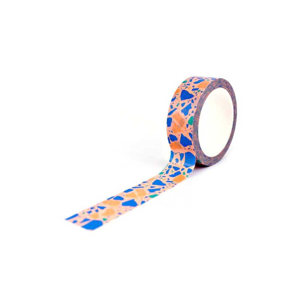 Taśma papierowa washi Peach Terazzo - The Completist.